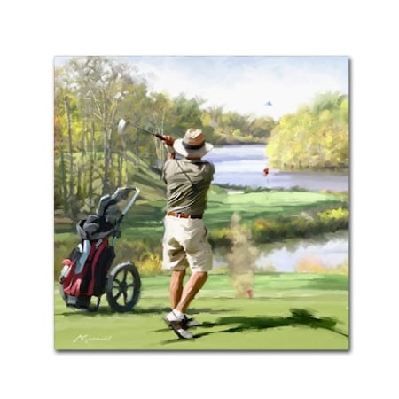 The Macneil Studio 'Golfer' Canvas Art,24x24